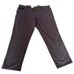 Haggar Active Flex Men's Black Big & Tall Classic-Fit Dress Pants Size 46W X 32L